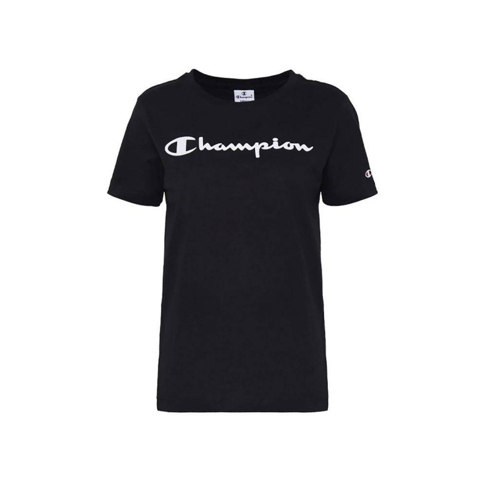 Champion T-Shirt Legacy Nero Donna S