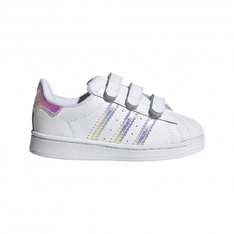 Adidas Originals Sneakers Superstar Tdv Bianco Argento Bambino