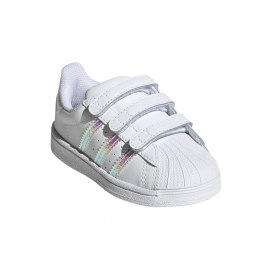 Adidas Originals Sneakers Superstar Tdv Bianco Argento Bambino