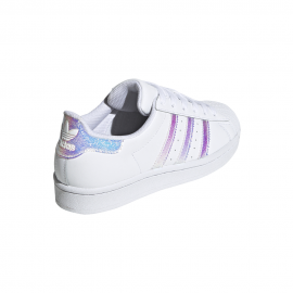 Adidas Originals Sneakers Superstar Gs Bianco Argento Bambino
