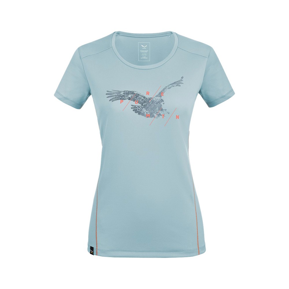 Salewa Maglia Trekking Sporty Graphic Blu Donna - Acquista online su  Sportland
