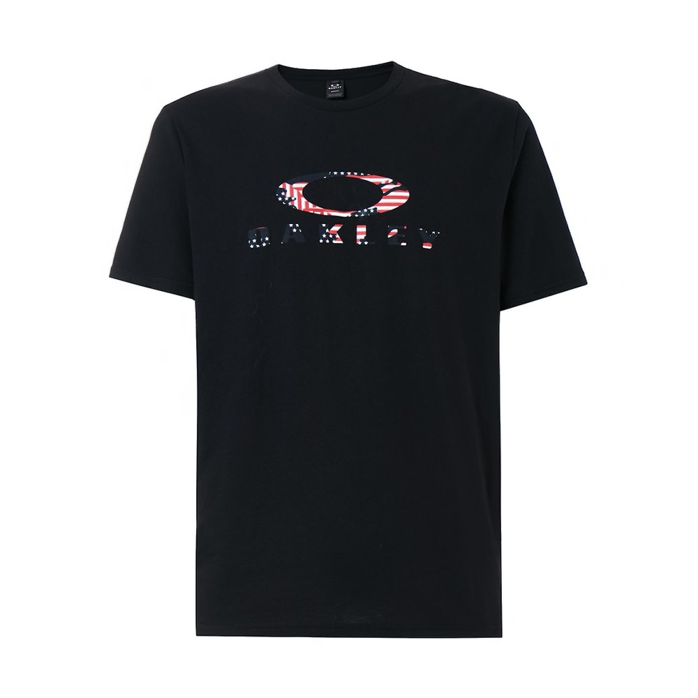 Oakley T-Shirt Mare Logo Usa Nero Uomo S