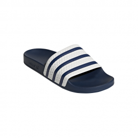 Adilette blu/bianco