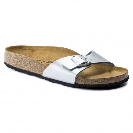 Birkenstock Ciabatte Mare Madrid Argento Donna
