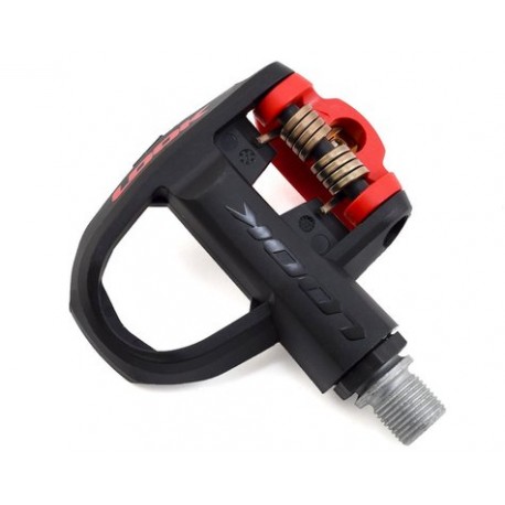 Pedali Look Keo Classic 3 Con Tacchetti - Bici Da Strada Senza Clip Nero/Rosso (Nuovo Con Difetti Lievi)
