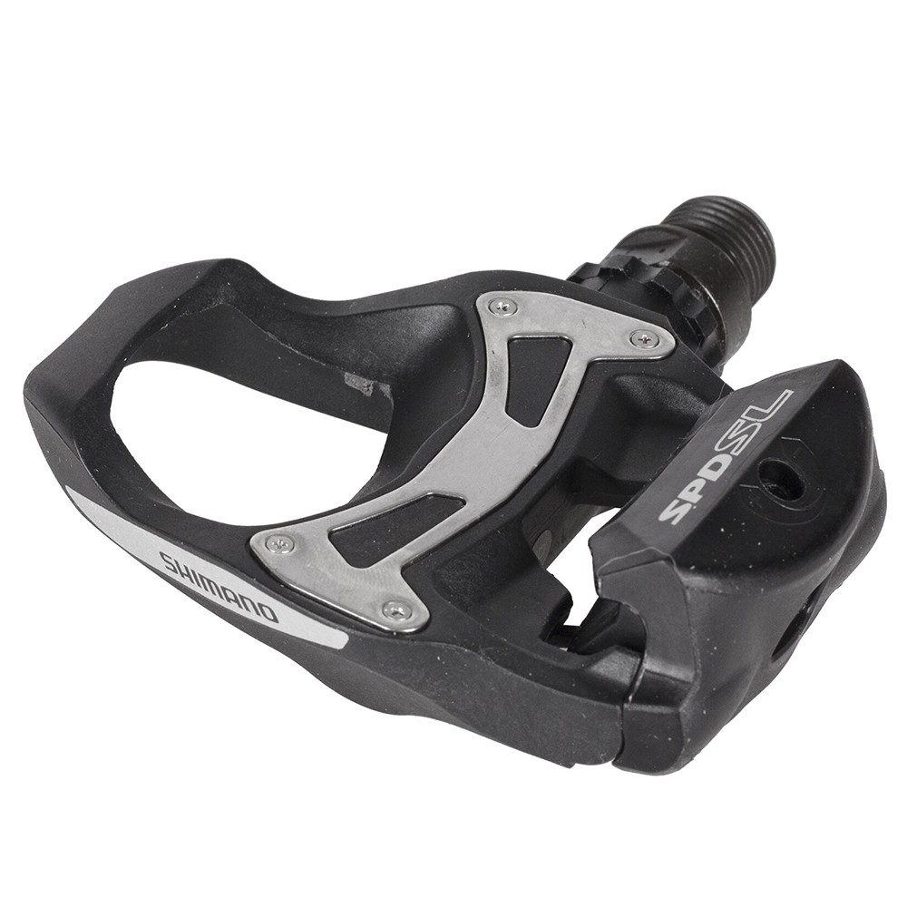 Image of Shimano Pedali Bici Da Corsa R550 Con Tacchette Neri TU