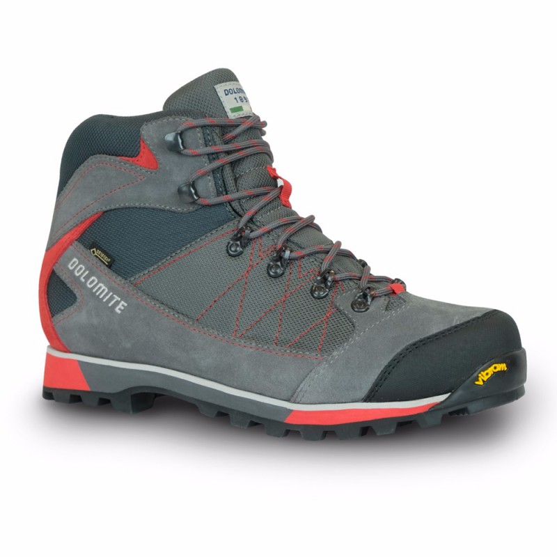 Dolomite Pedule Trekking Marmolada Grigio Rosso Uomo - Acquista online su  Sportland