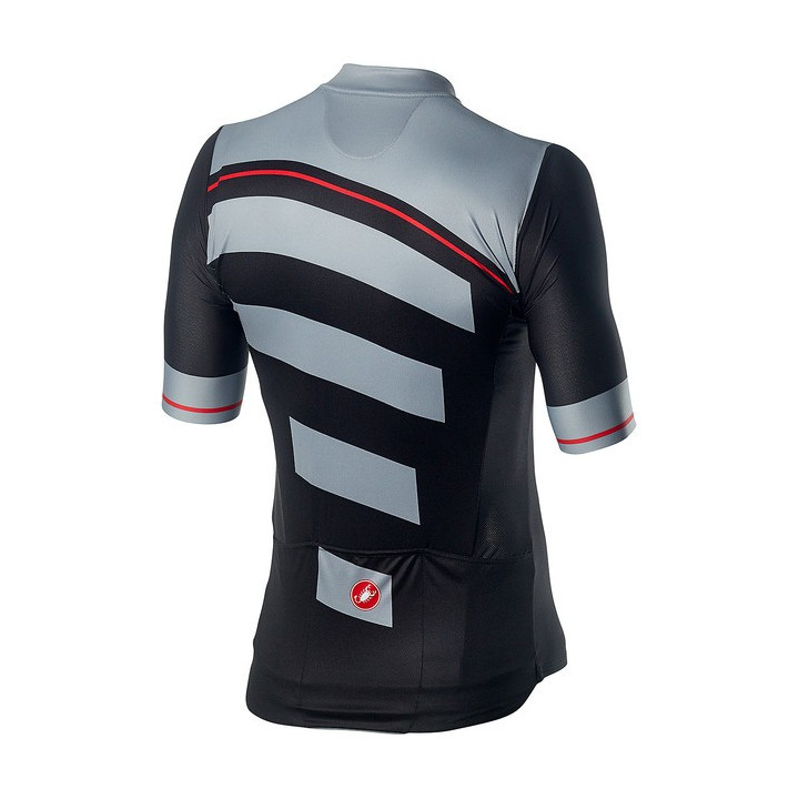 Castelli Maglia Ciclismo Mm Trofeo Jy Light Nero Grigio Uomo