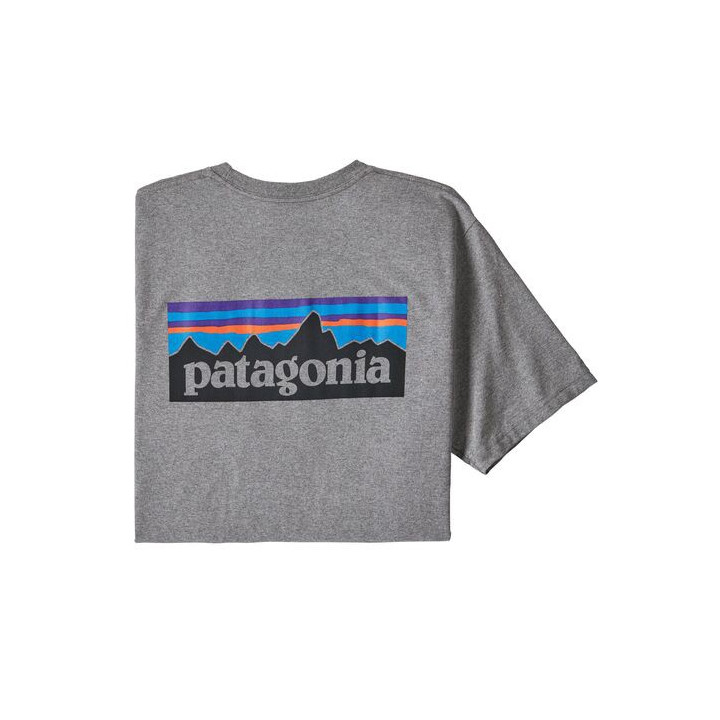 Patagonia Maglia Trekking P-6 Responsabili-Tee Blu Uomo