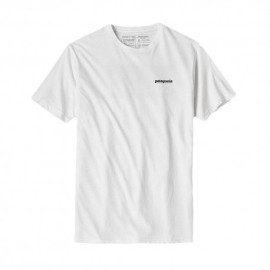 Patagonia Maglia Trekking P-6 Responsabili-Tee Bianco Uomo