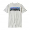 Patagonia Maglia Trekking P-6 Responsabili-Tee Bianco Uomo