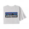 Patagonia Maglia Trekking P-6 Responsabili-Tee Bianco Uomo