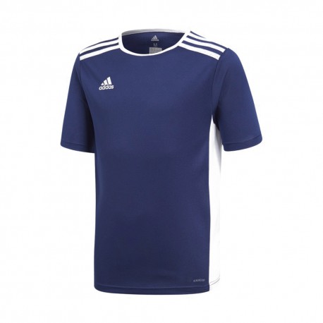 Adidas Maglia Calcio Entrada 18 Team Blu Bianco Bambino