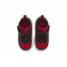 Nike Sneakers Court Borough Low 2 Td Nero Rosso Bambino