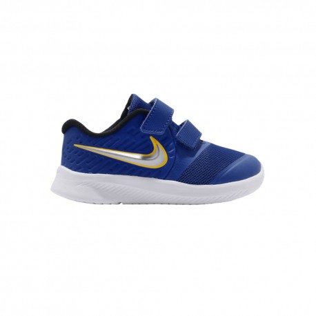 Nike Sneakers Star Runner 2 Td Blu Argento Bambino