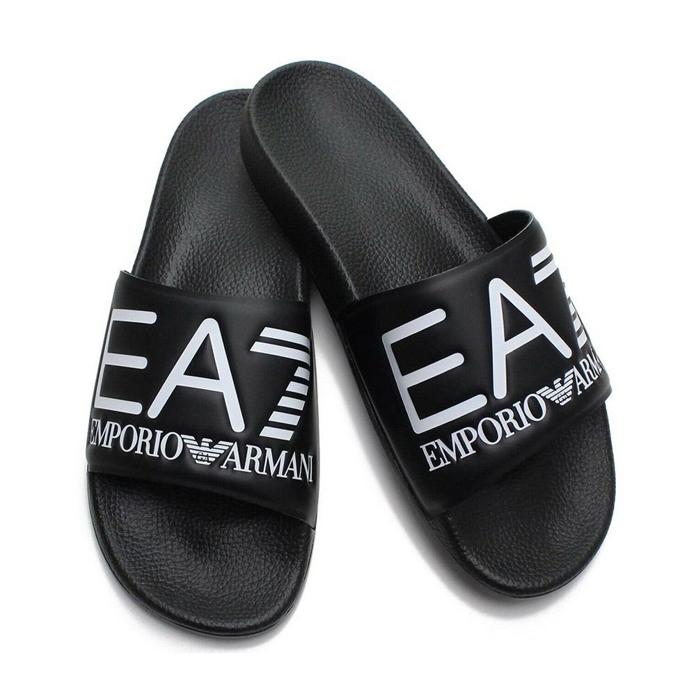 Image of Ea7 Ciabatte Mare Fascia Nero Uomo EUR 44