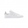 ADIDAS originals sneakers stan smith bianco argento bambina