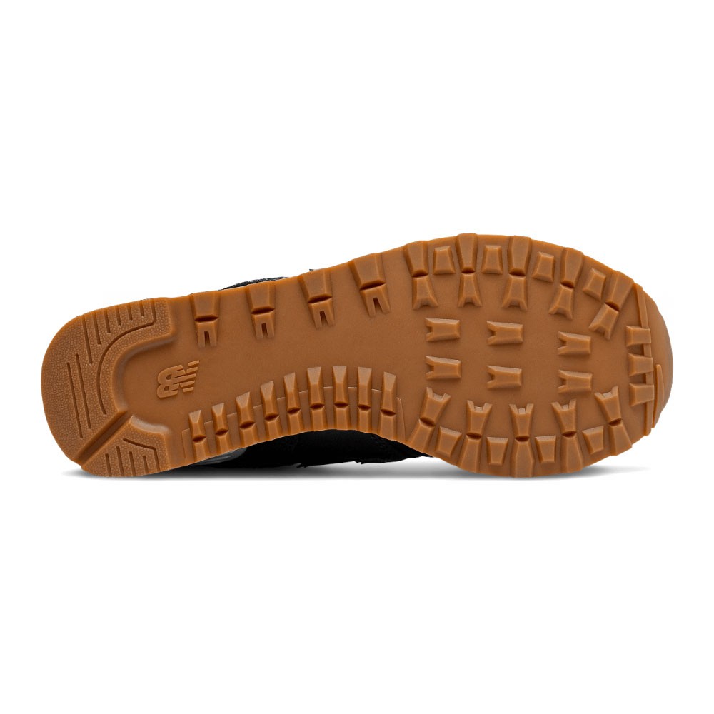 New Balance Sneakers 574 Lea Nero Argento Donna - Acquista online ...