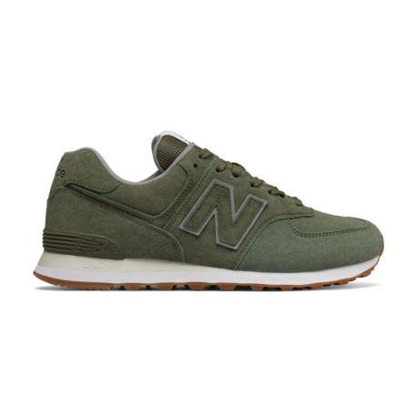New Balance Sneakers 574 Suede Verde Uomo New Balance Sneakers 574 Suede Verde Uomo