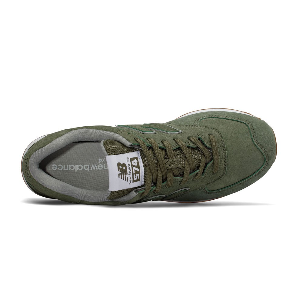 new balance 574 verde scuro