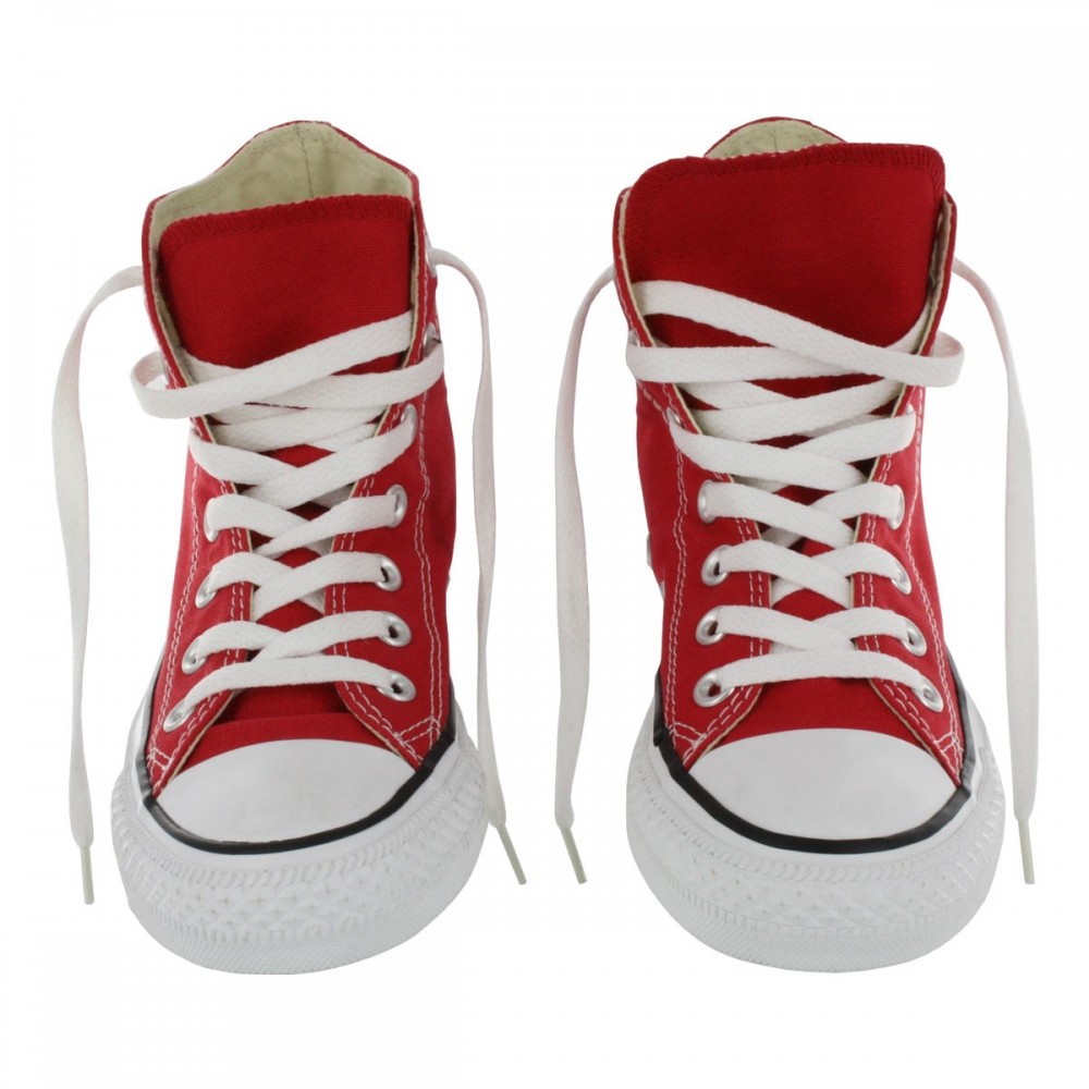 converse all star hi canvas rosso