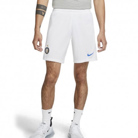 Nike Pantaloncini Calcio Inter Away 20/21 Bianco Blu Uomo