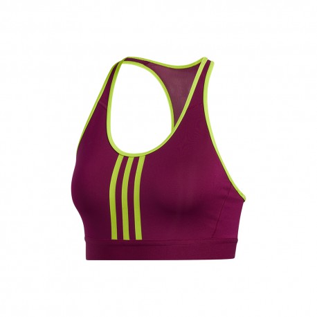 ADIDAS reggiseno sportivo alphaskin bordeaux donna