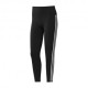 ADIDAS leggings sportivi 7/8 3 stripes nero donna
