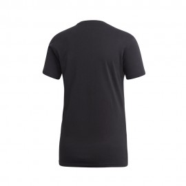 ADIDAS maglietta palestra logo nero donna