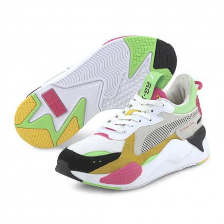 puma sneakers bianche e rosa