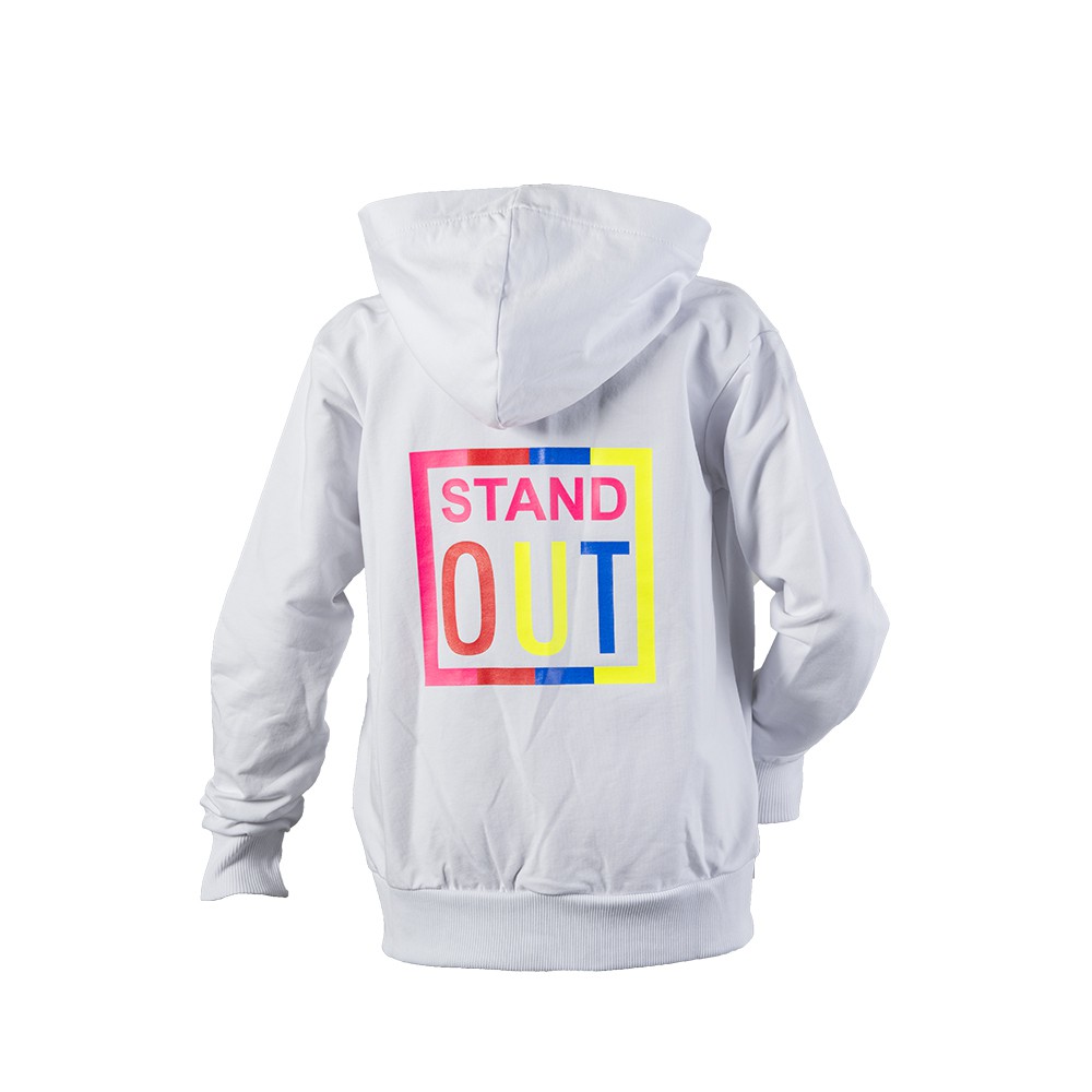 Get Fit Felpa Palestra Zip E Cappuccio Bianco Bambina 12 Anni