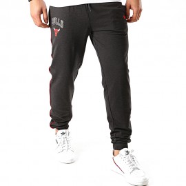 New Era Pantaloni Nba Piping Chicago Grigio Rosso Uomo