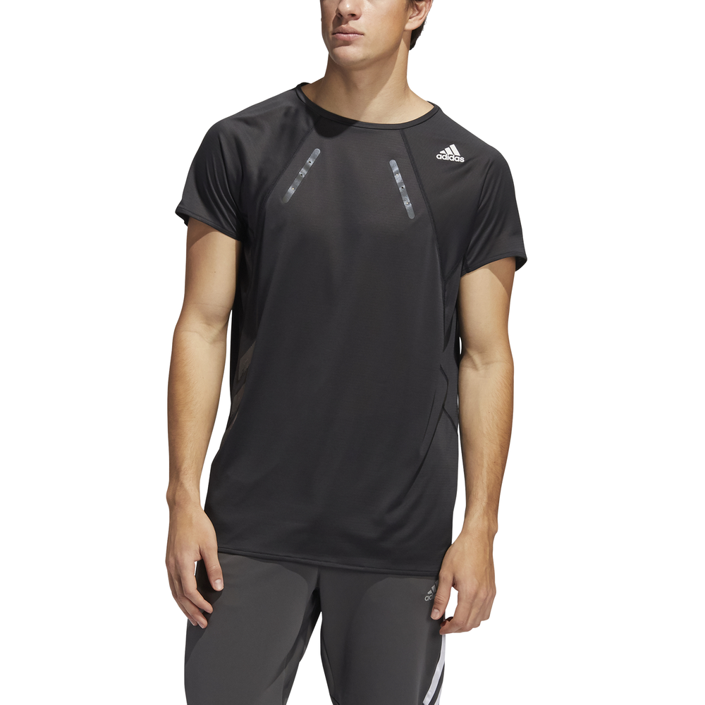ADIDAS maglia running mezza manica heat.rdy nero uomo - Acquista online su  Sportland
