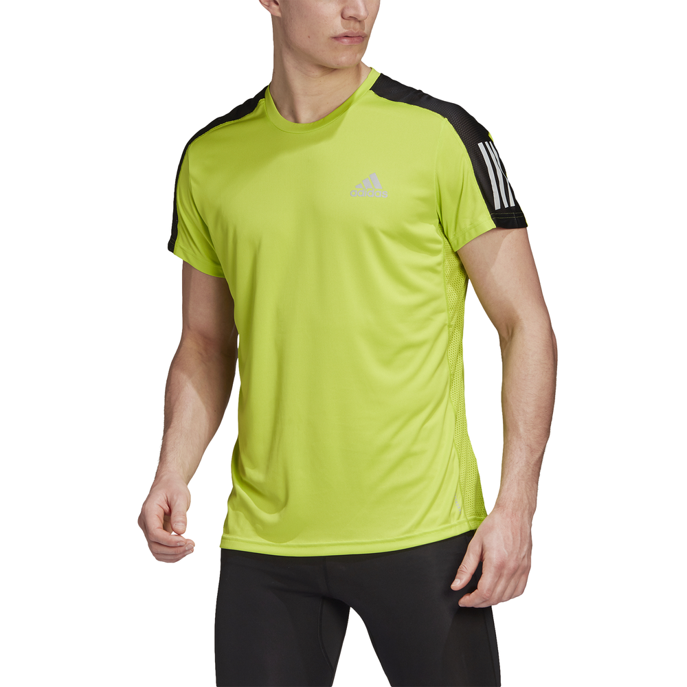 ADIDAS maglia running mezza manica own verde argento uomo - Acquista online  su Sportland