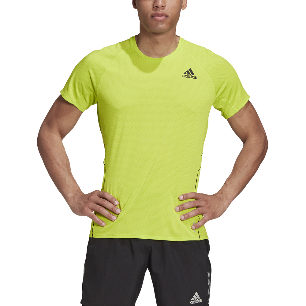 ADIDAS maglia running mezza manica runner verde uomo - Acquista online su  Sportland