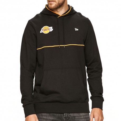 New Era Felpa NBA Lakers Nero Uomo