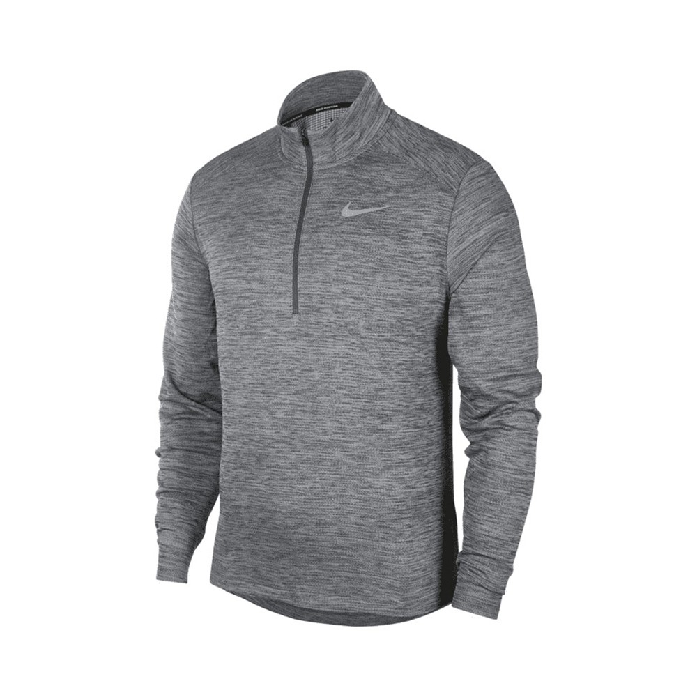 Nike Maglia Running Manica Lunga Hzip Grigio Uomo XL