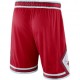 Nike Pantaloncini Basket NBA Chicago Road 18 Rosso Bianco Uomo