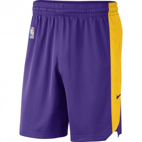 Nike Pantaloncini Basket NBA Lakers Practice 18 Viola Uomo