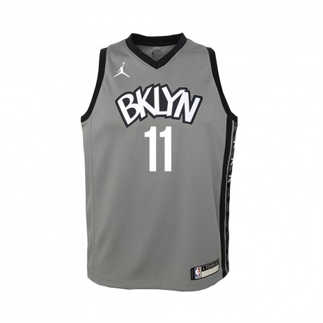 Nike Canotta Basket NBA Jordan Brlyn Kyrie Grigio Bambino