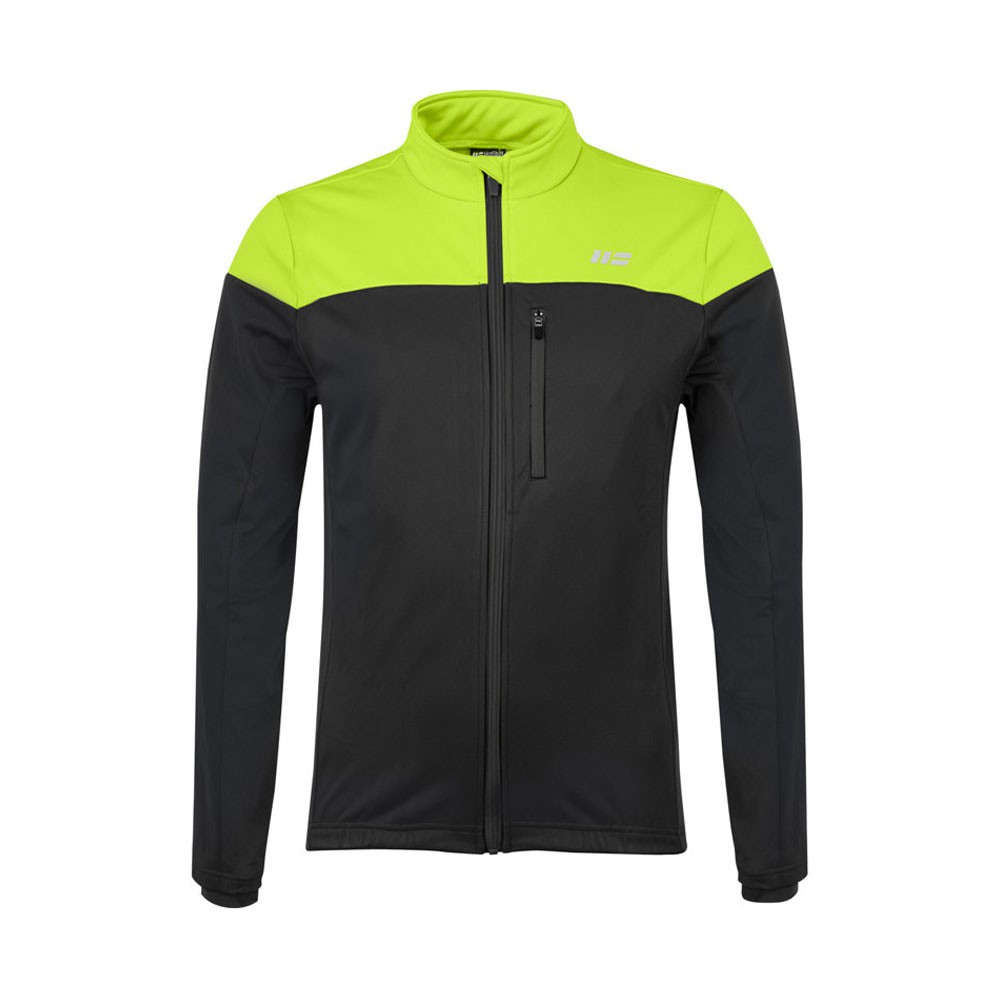 Image of Hot Stuff Giacca Ciclismo Windbreaker Nero Giallo Uomo XXXL