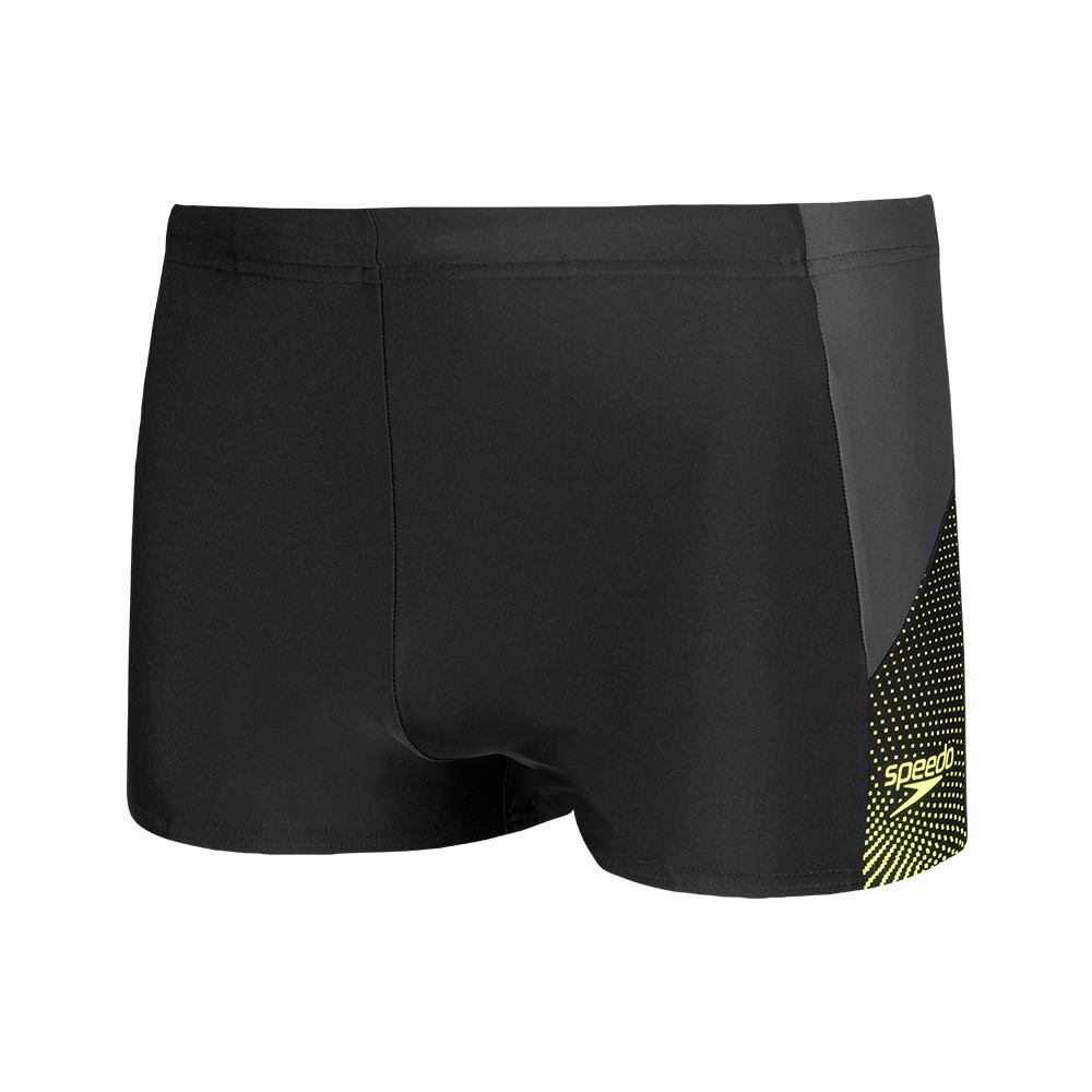 Speedo Costume Boxer Dive Nero Giallo Uomo 44
