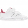 ADIDAS originals sneakers stan smith cf i velcro bianco rosso bambino