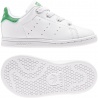 ADIDAS originals sneakers stan smith el i lacci bianco verde bambino