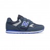 New Balance Sneakers 393 Velcro Blu Bianco Bambino