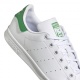 ADIDAS originals sneakers stan smith gs bianco verde bambino