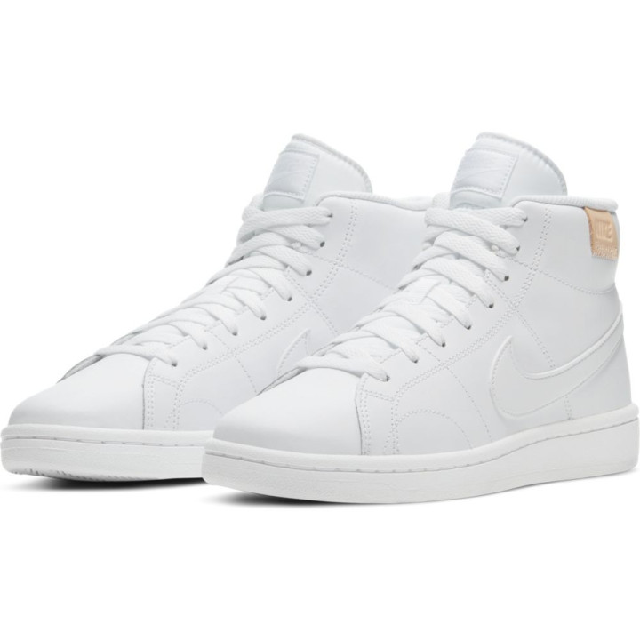 Nike Sneakers Court Blu Mid Bianco Donna
