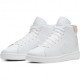 Nike Sneakers Court Blu Mid Bianco Donna