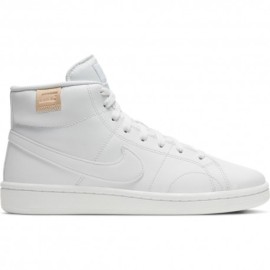 Nike Sneakers Court Blu Mid Bianco Donna