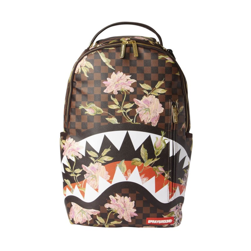 Sprayground Zaino Shark Flower Marrone Acquista online su Sportland